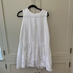 EUC DISSH White linen minidress